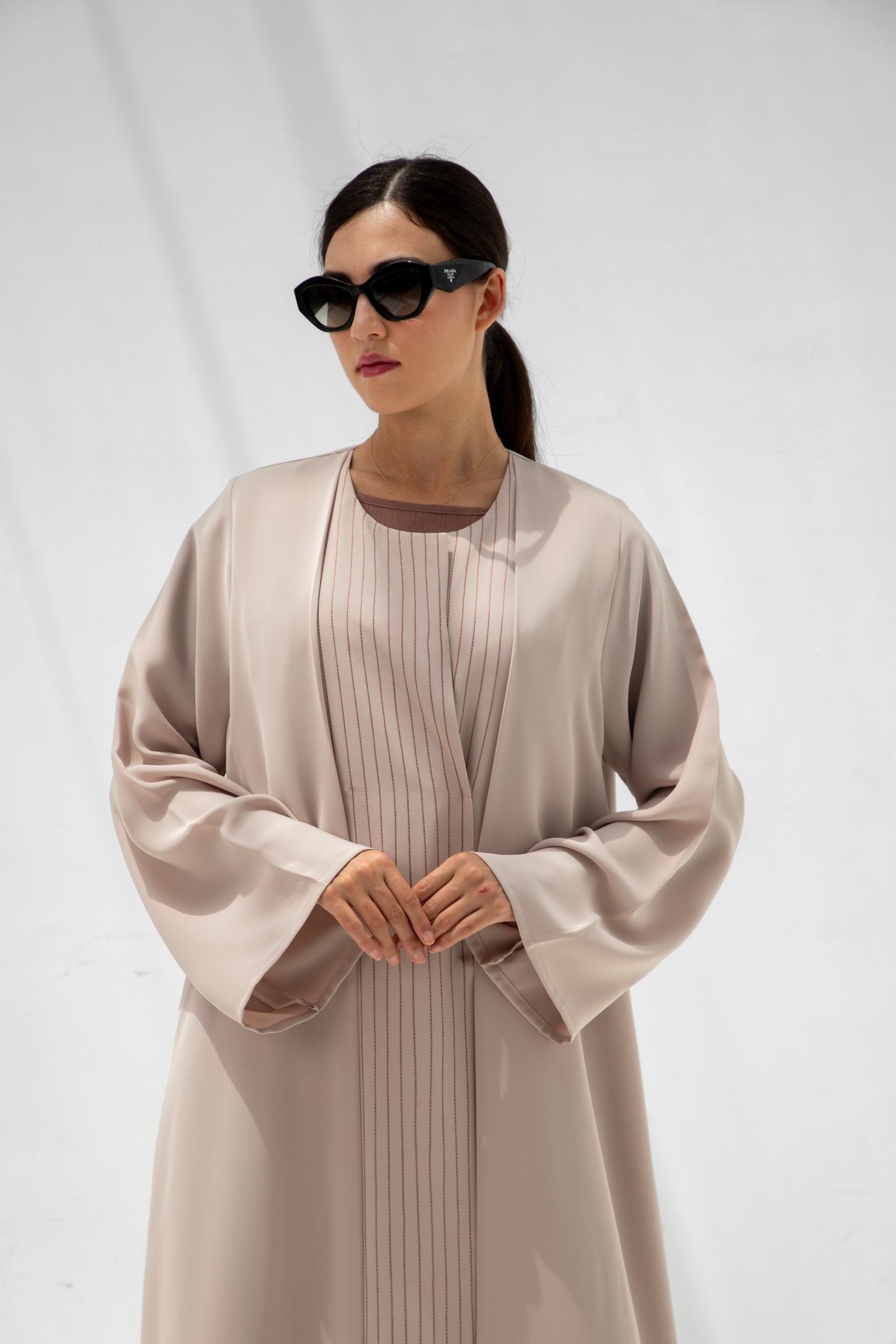 The Linear Flow Abaya