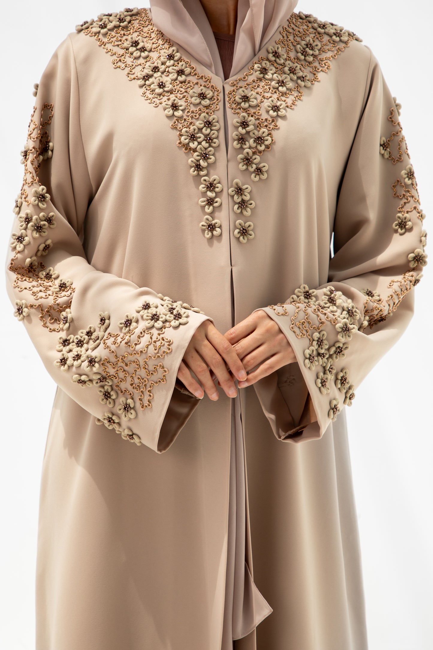 Eloria Beige Abaya