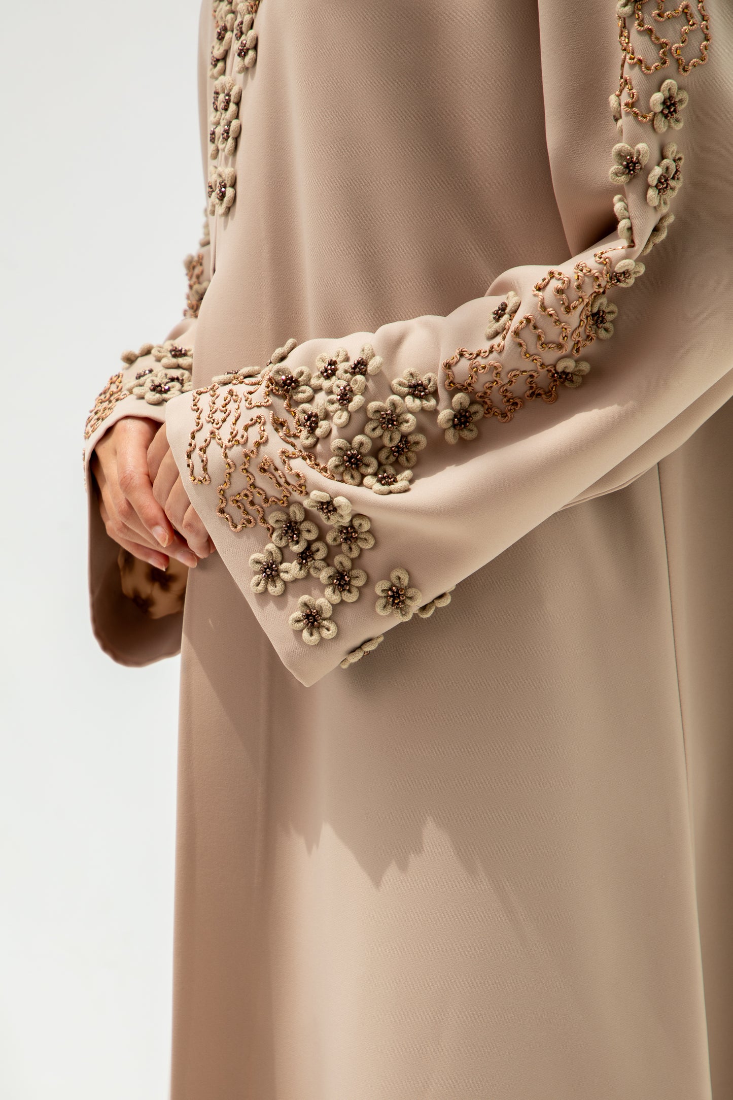 Eloria Beige Abaya