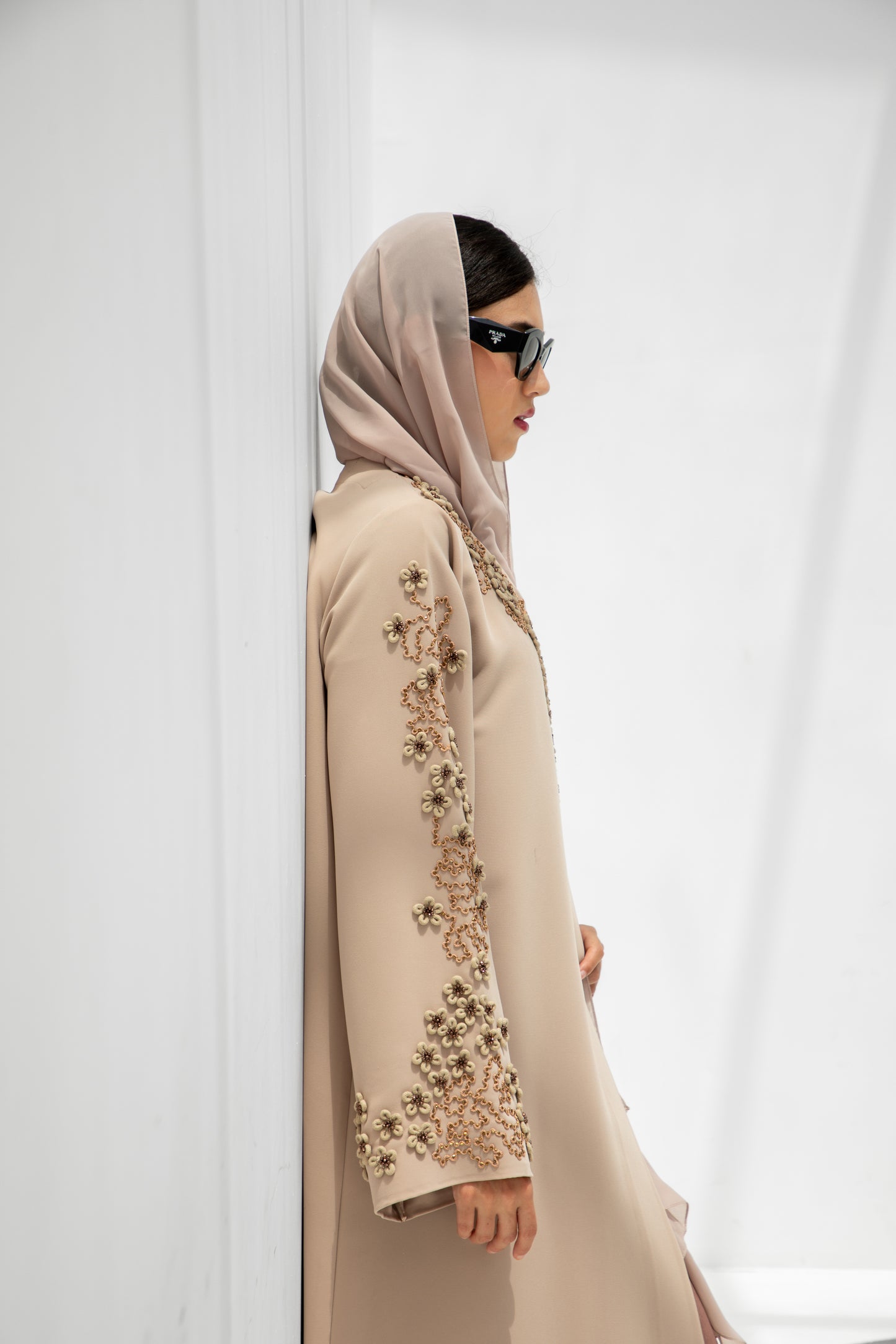 Eloria Beige Abaya