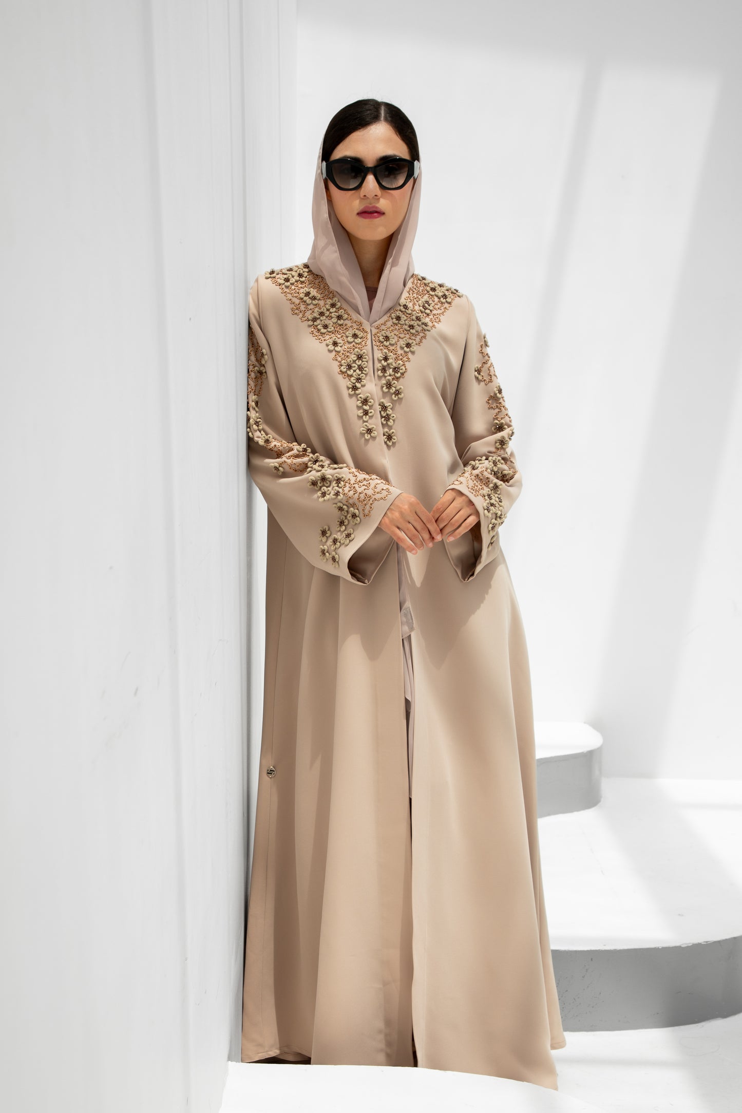 Eloria Beige Abaya
