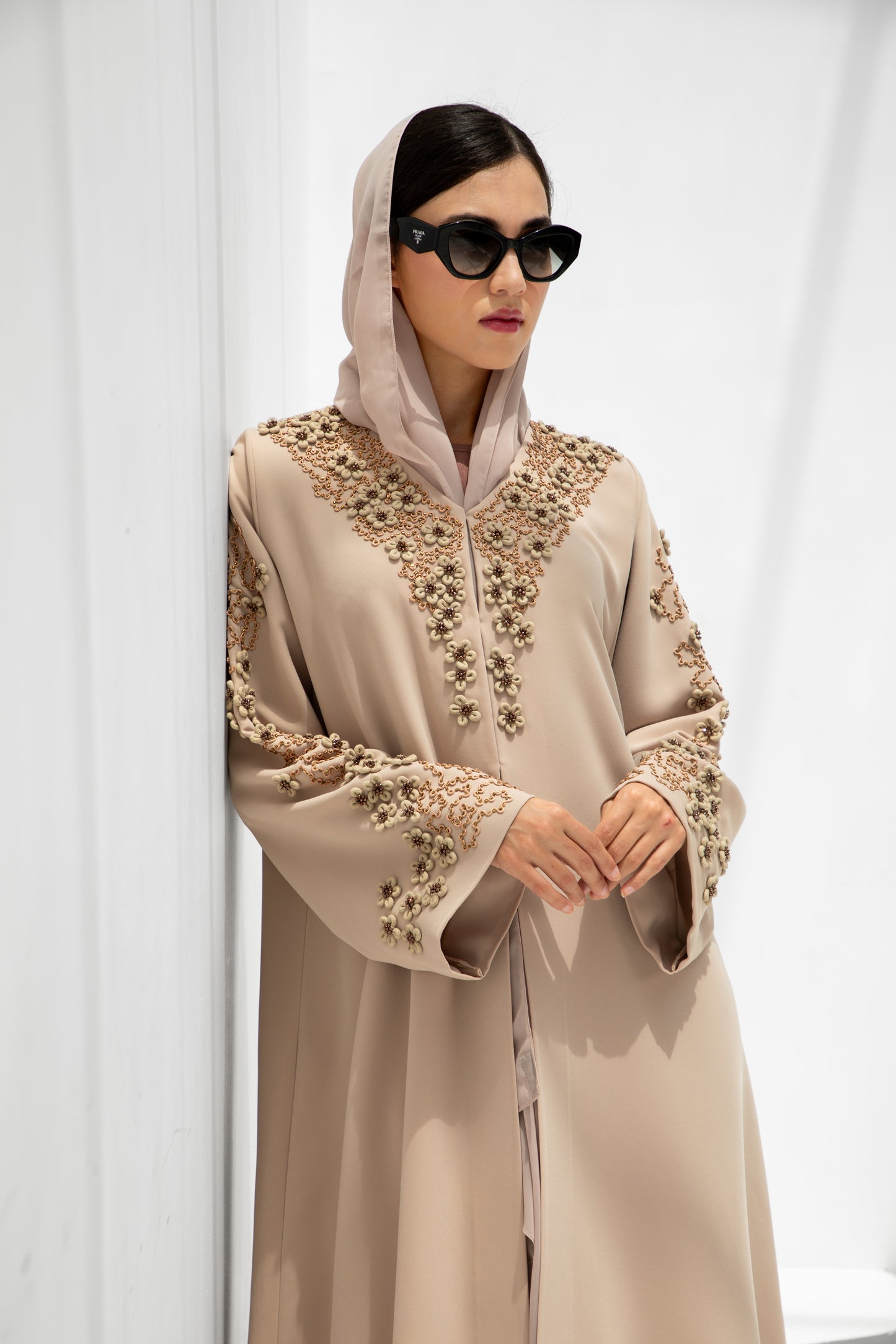 Eloria Beige Abaya