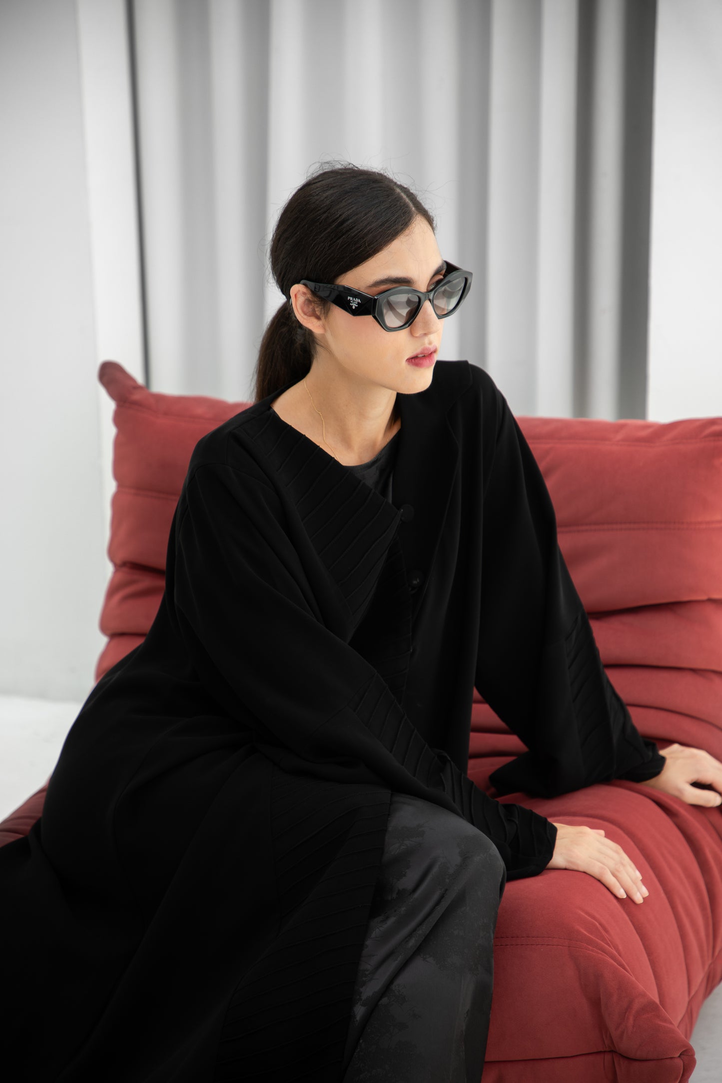 The Ridge Panel Abaya