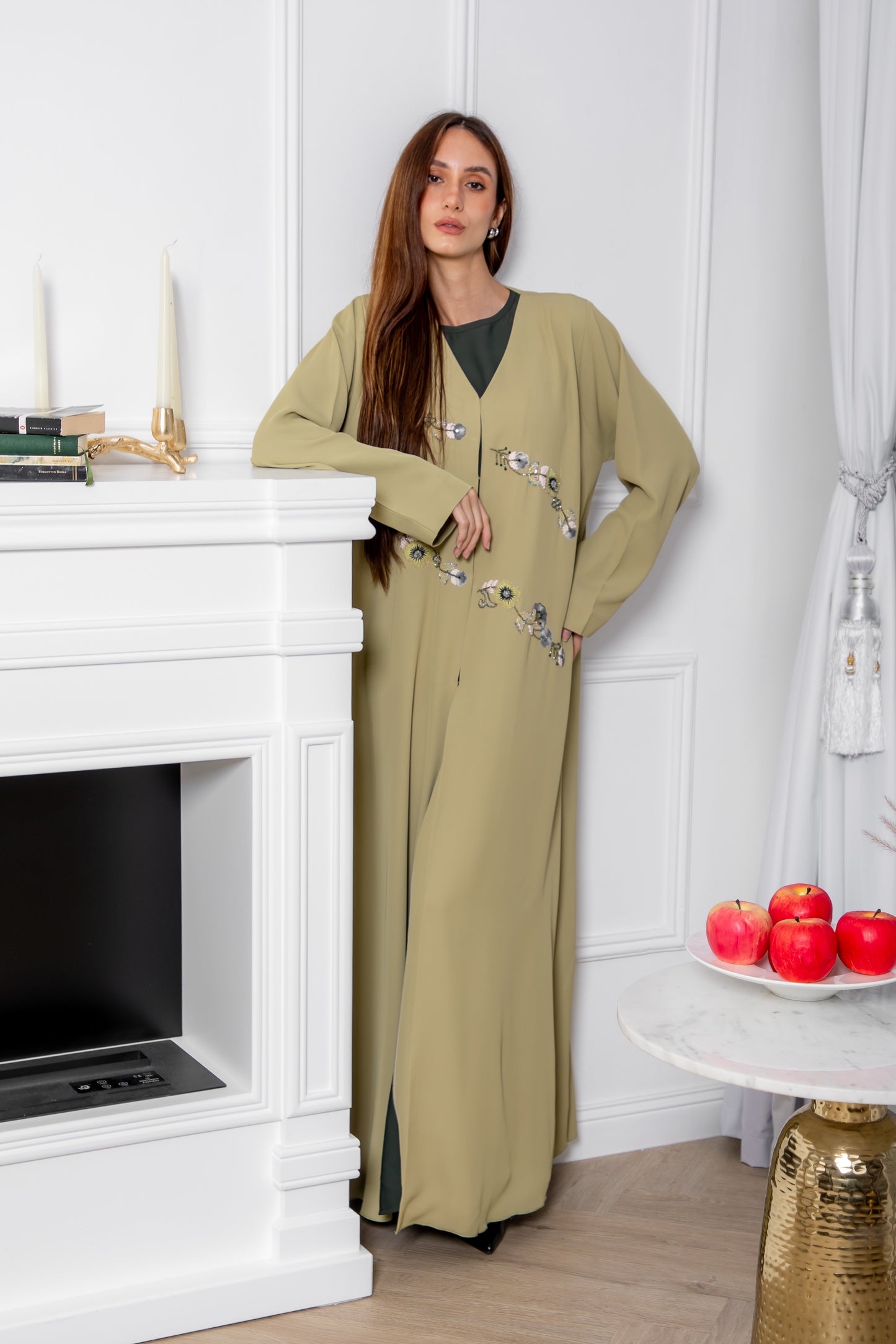 Soft Sage Abaya
