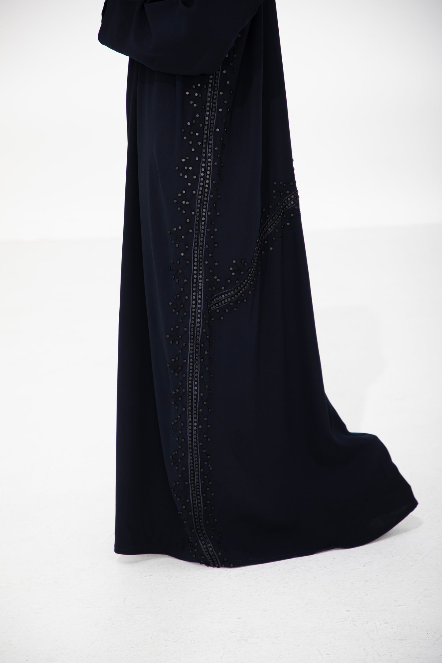 Black Beaded Abaya