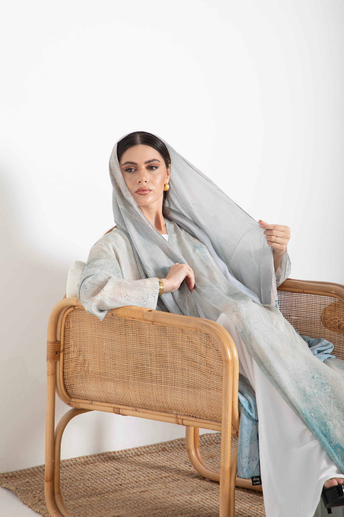 Pastel Printed Abaya