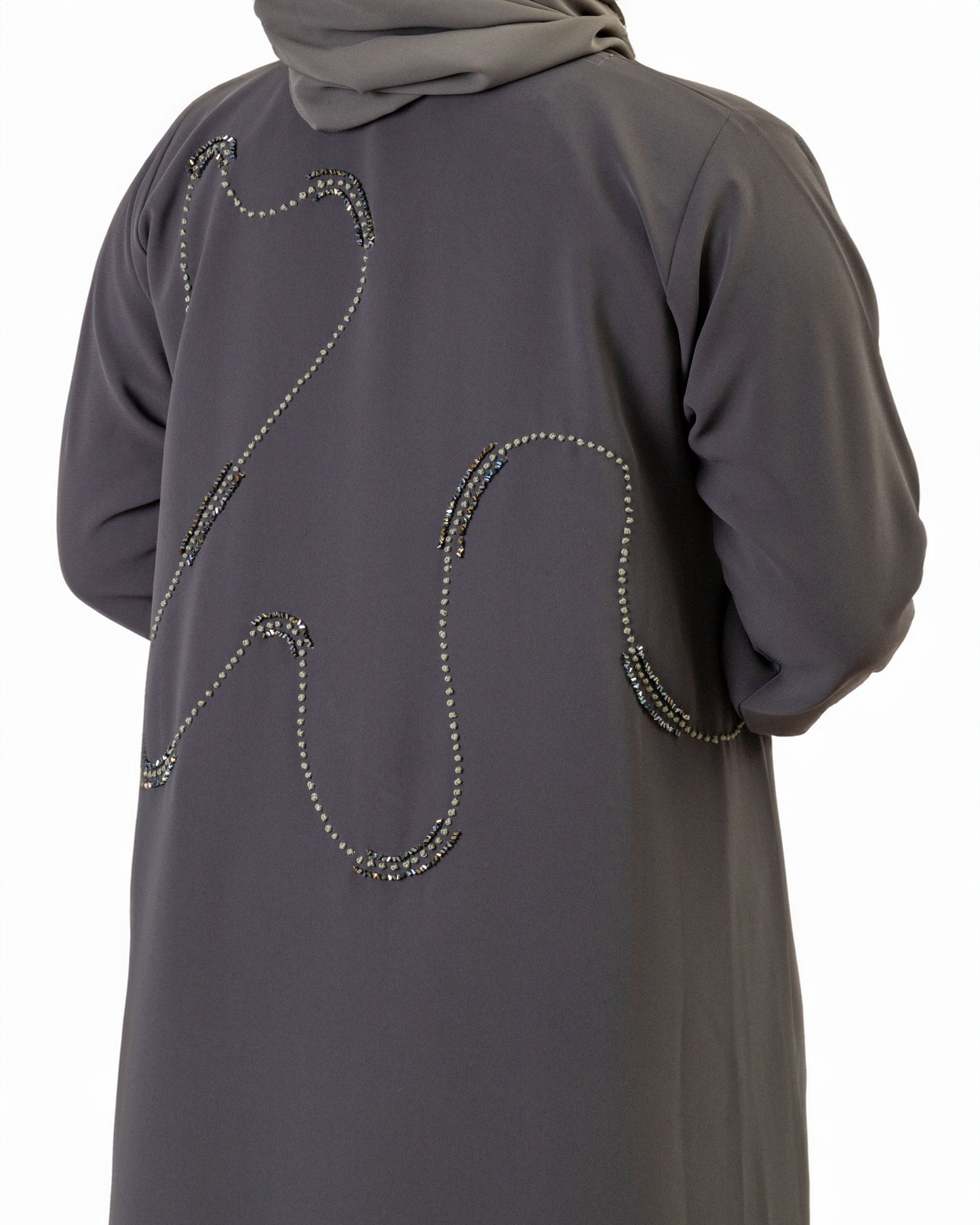 Abstract Beaded Abaya