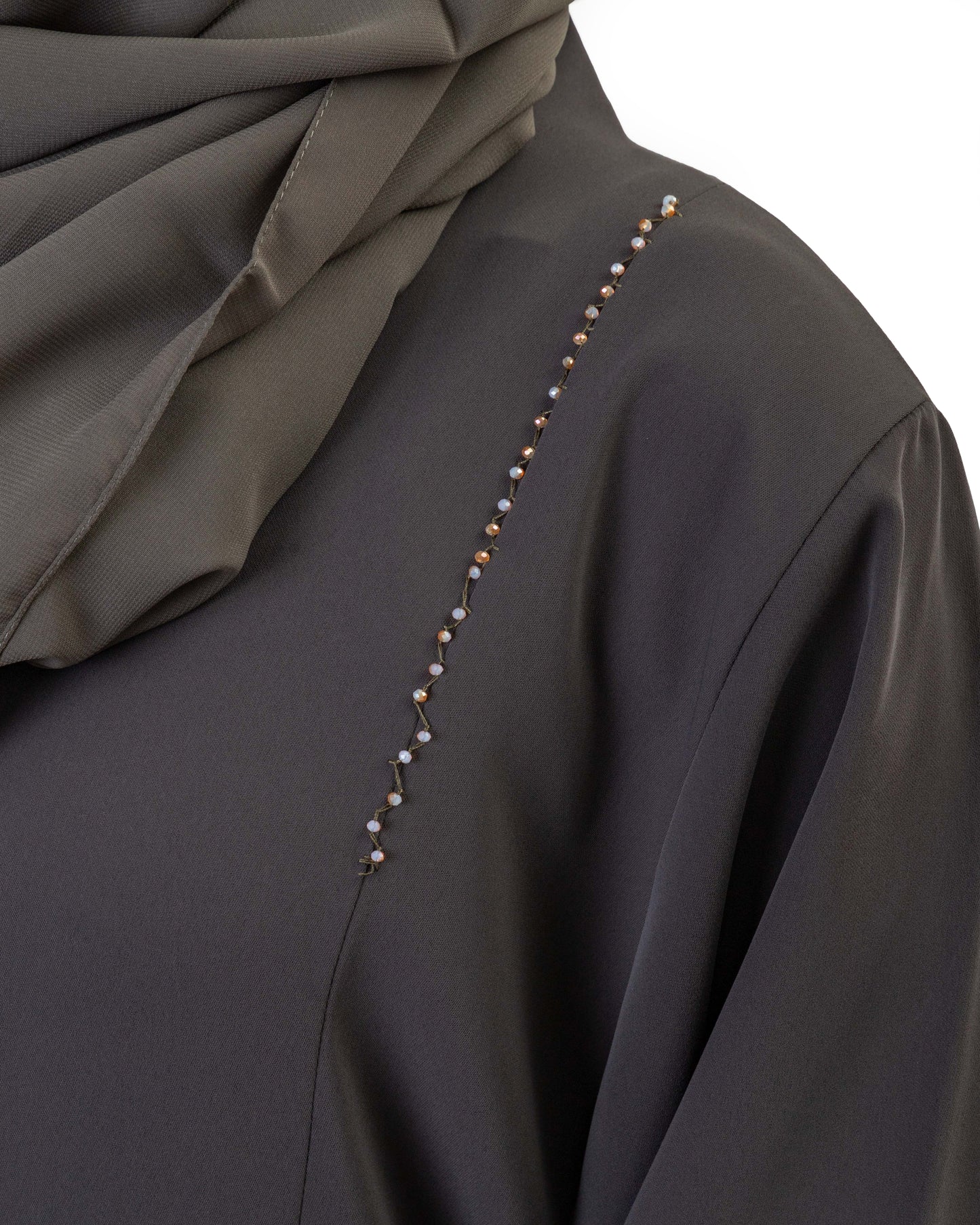 Embroidered Hem Abaya