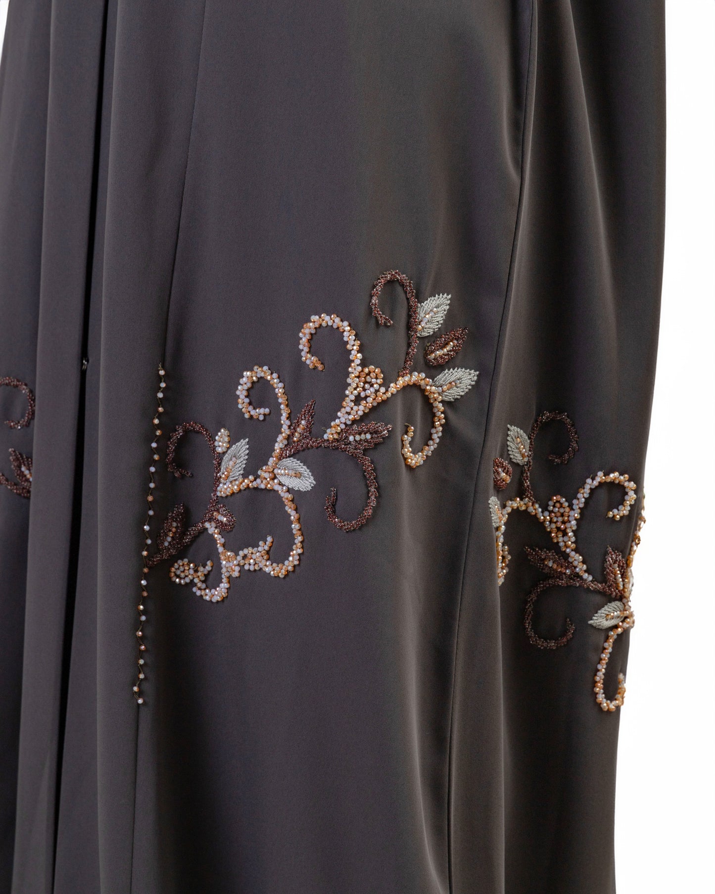 Embroidered Hem Abaya