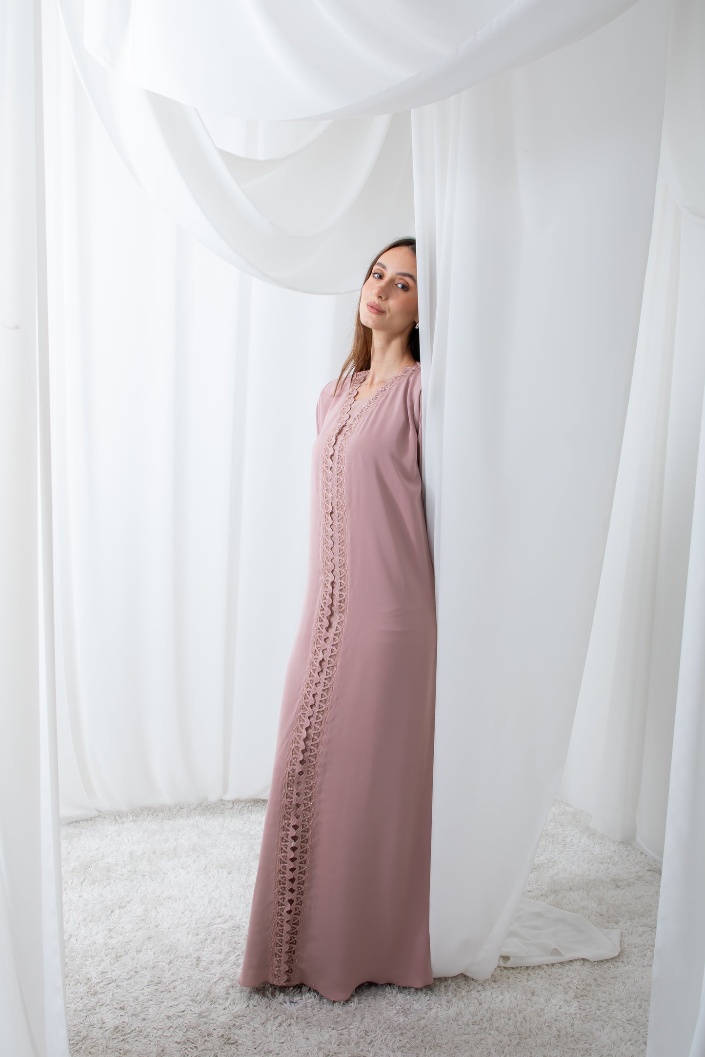 Rosette Elegance Abaya