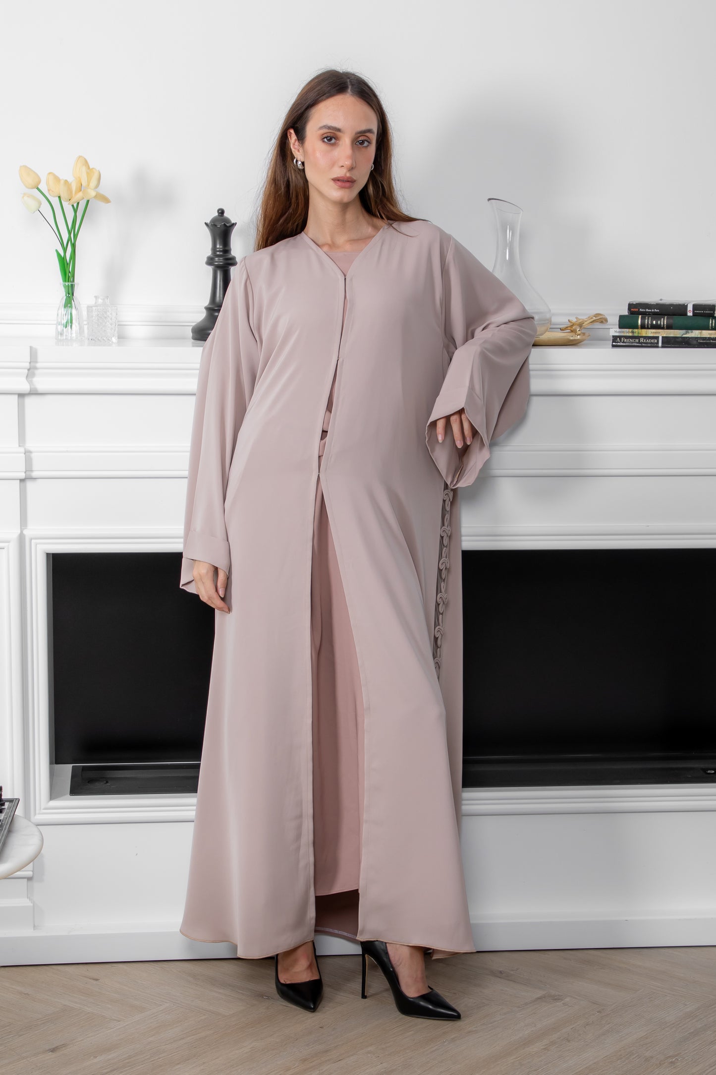Velour Dune Abaya