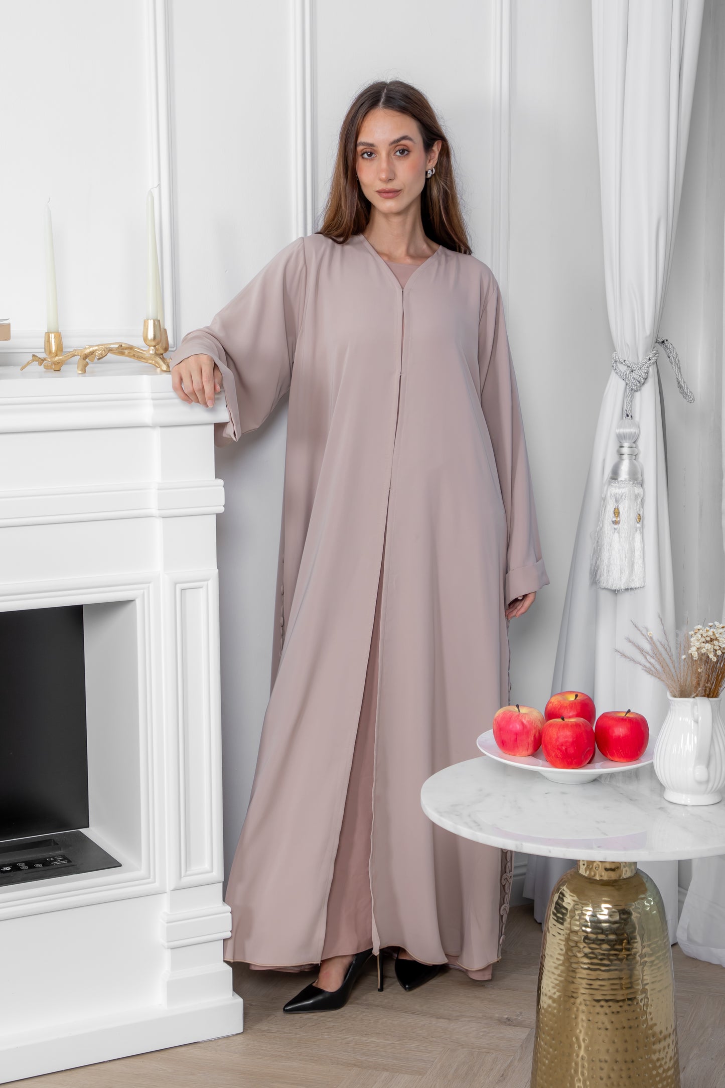 Velour Dune Abaya