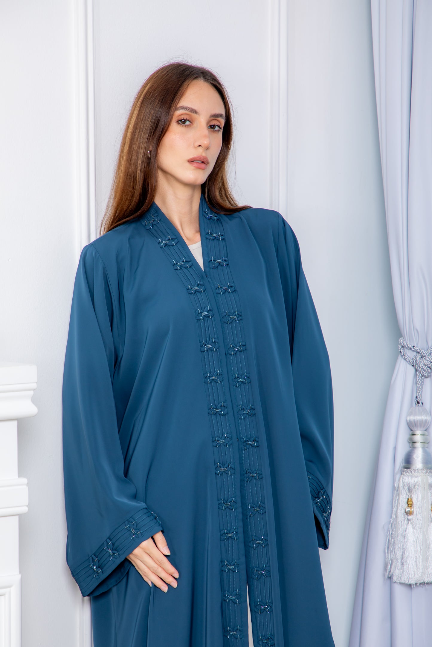 Azure Embellished Abaya