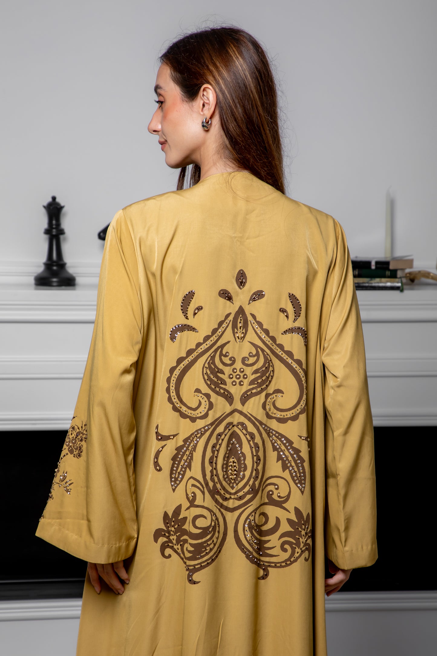 Saffron Majesty Abaya