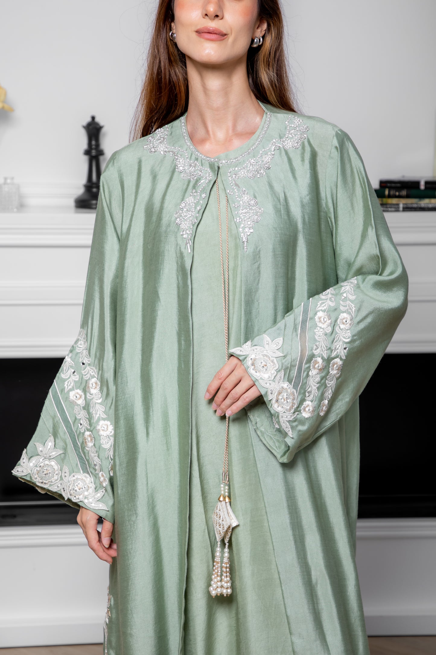 Jade Veil Abaya