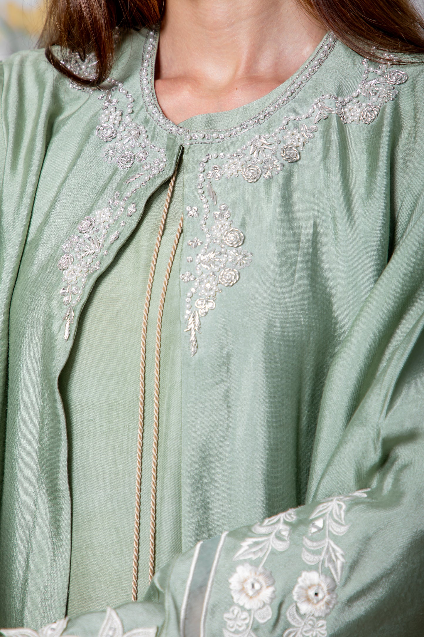Jade Veil Abaya