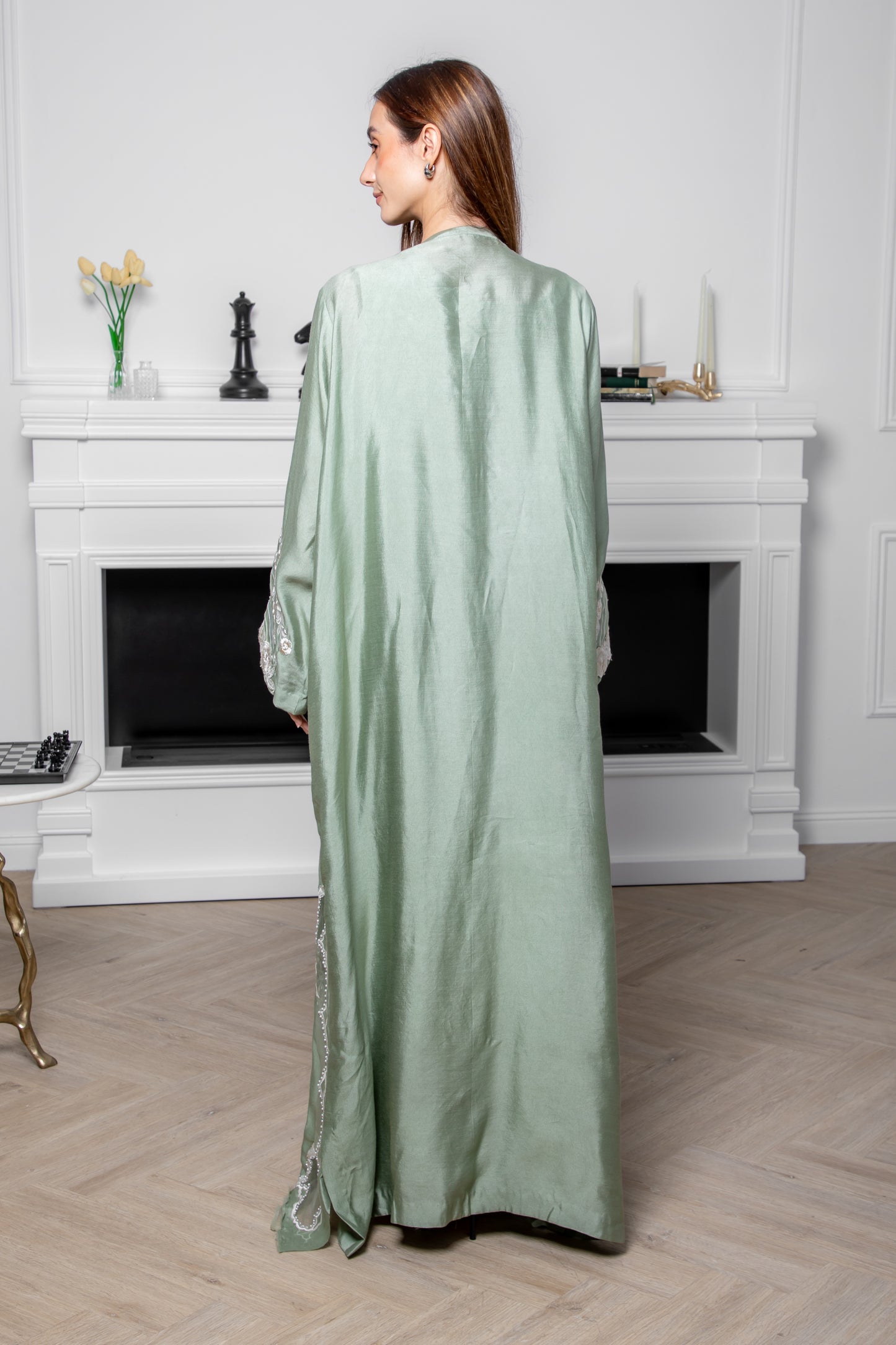 Jade Veil Abaya