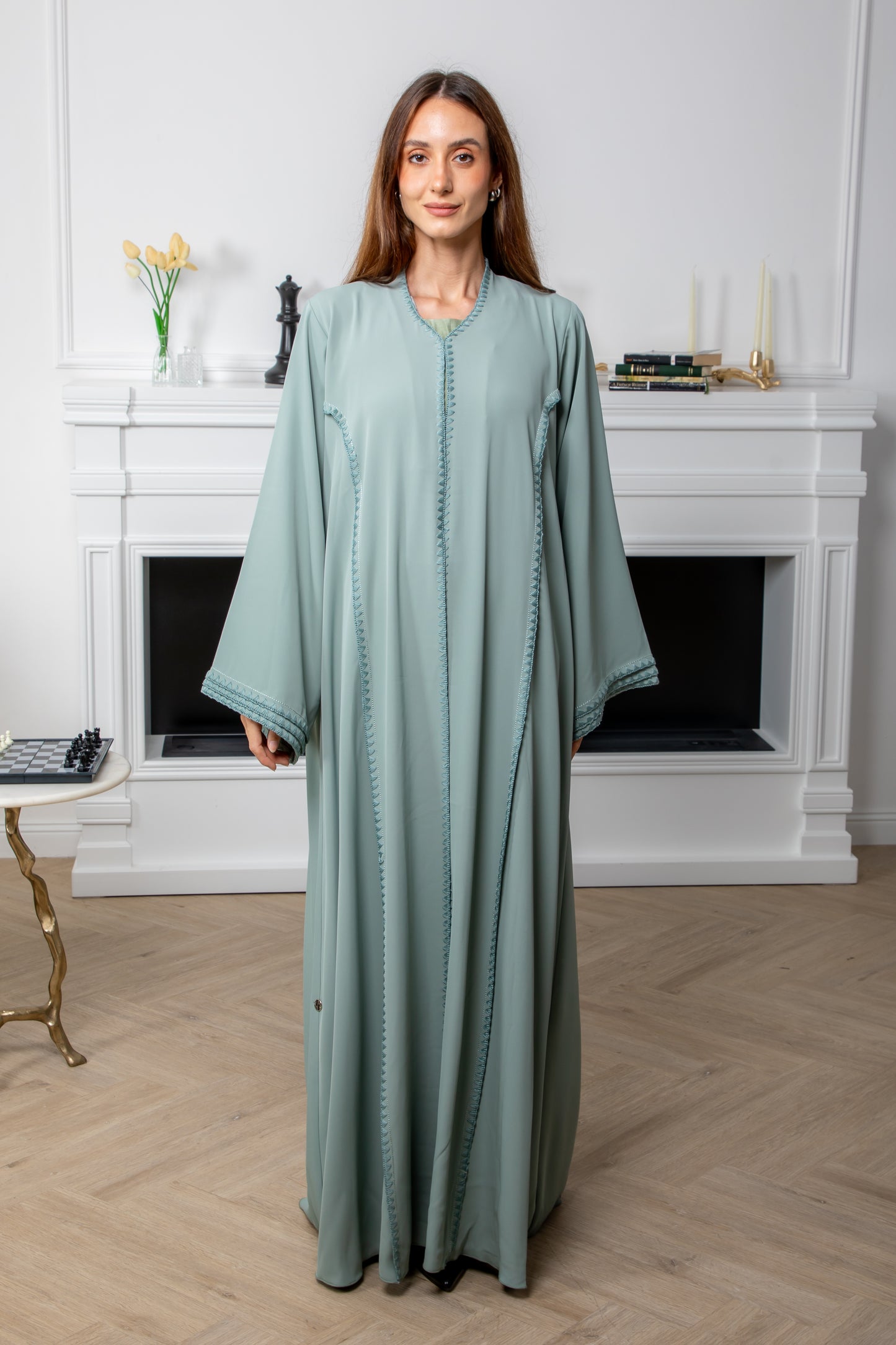 Celadon Serenity Abaya