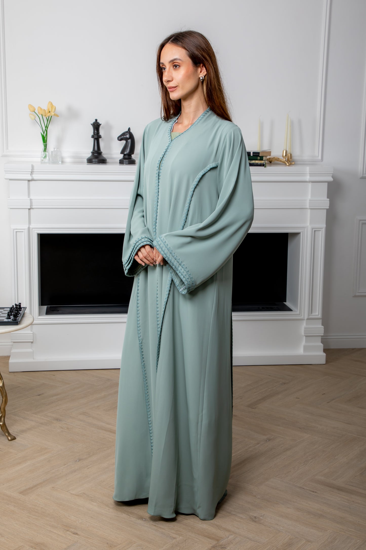 Celadon Serenity Abaya