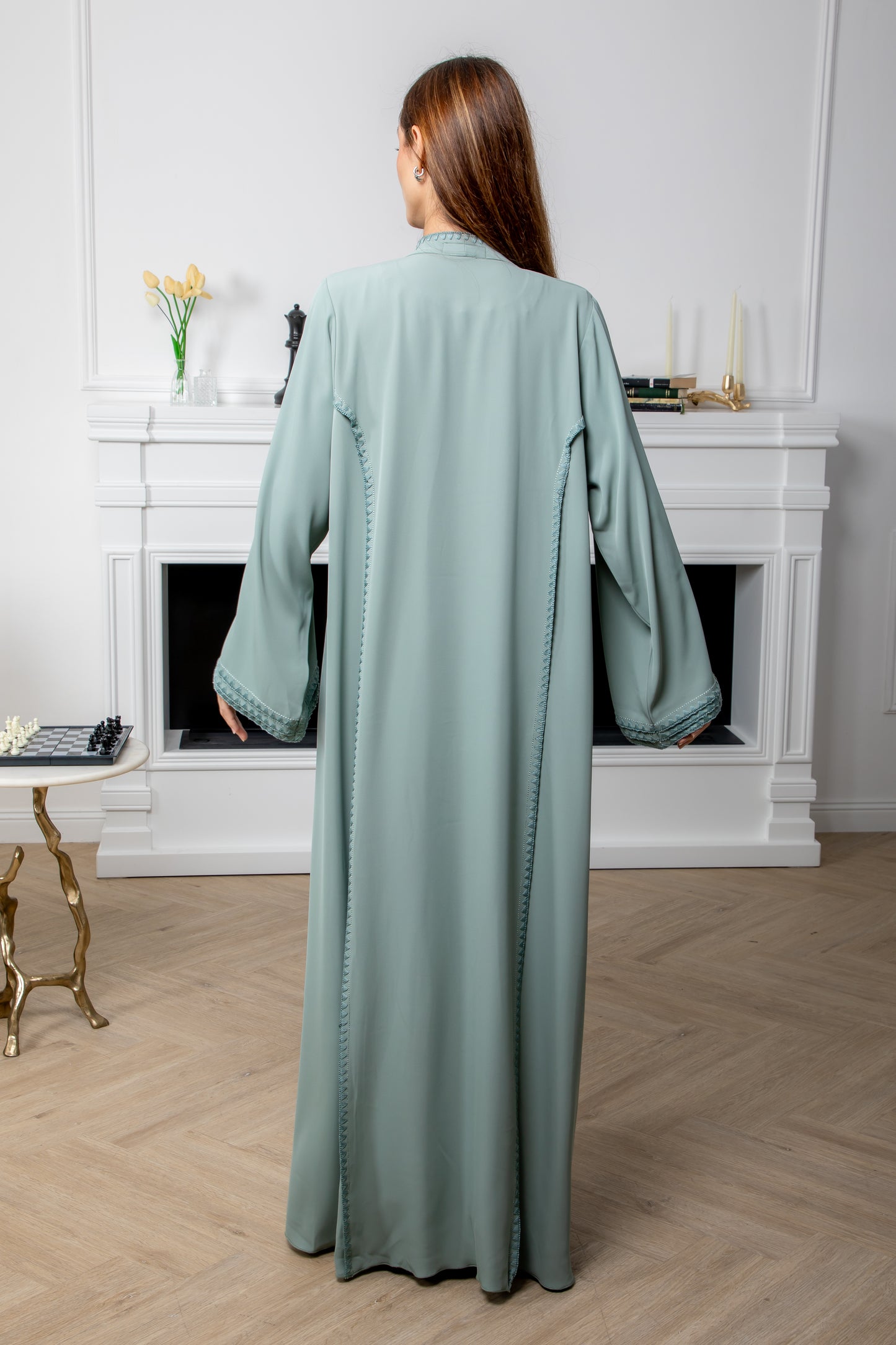 Celadon Serenity Abaya