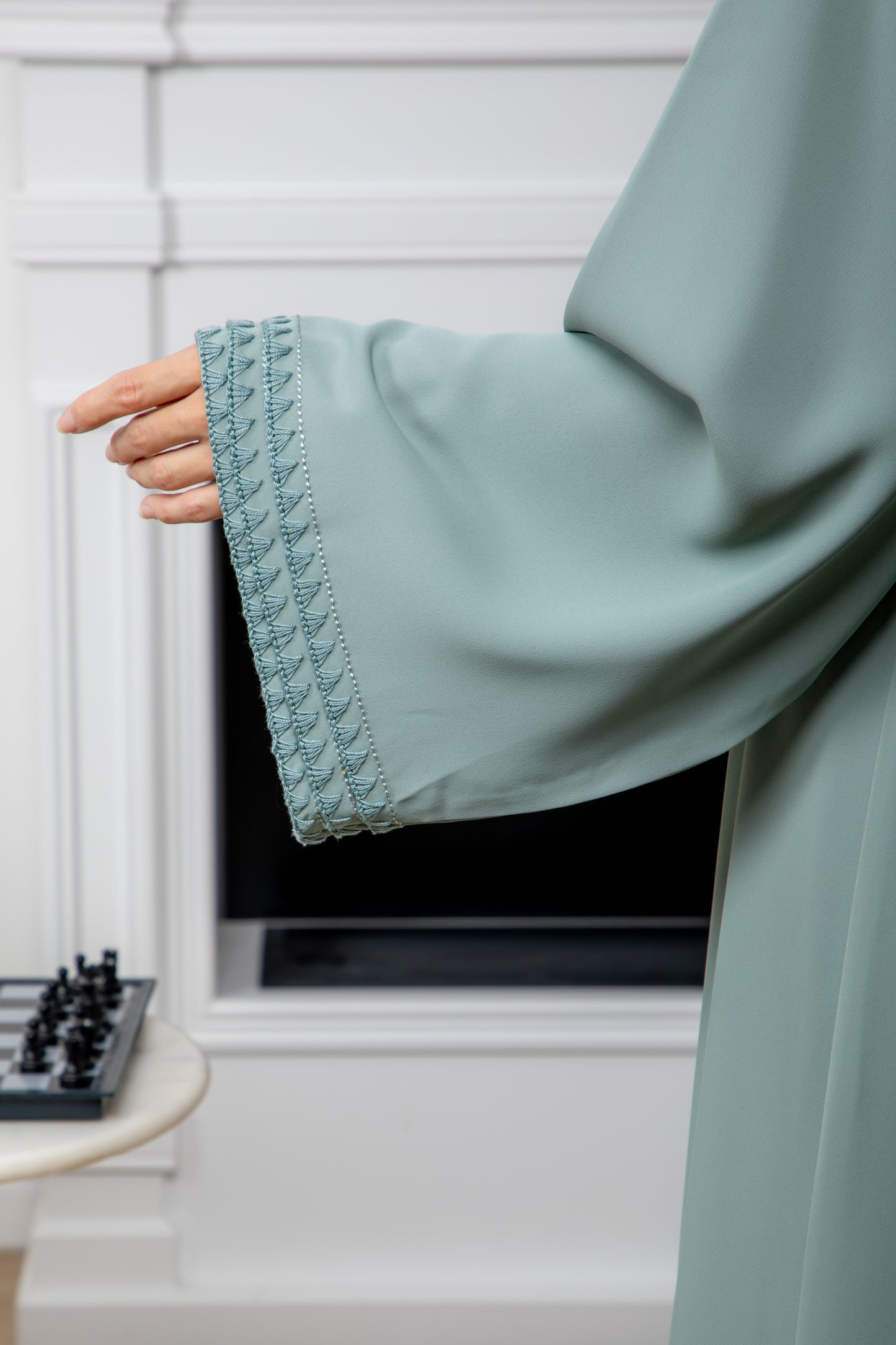 Celadon Serenity Abaya