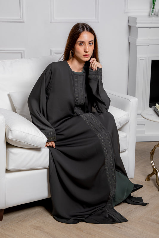 Obsidian Poise Abaya