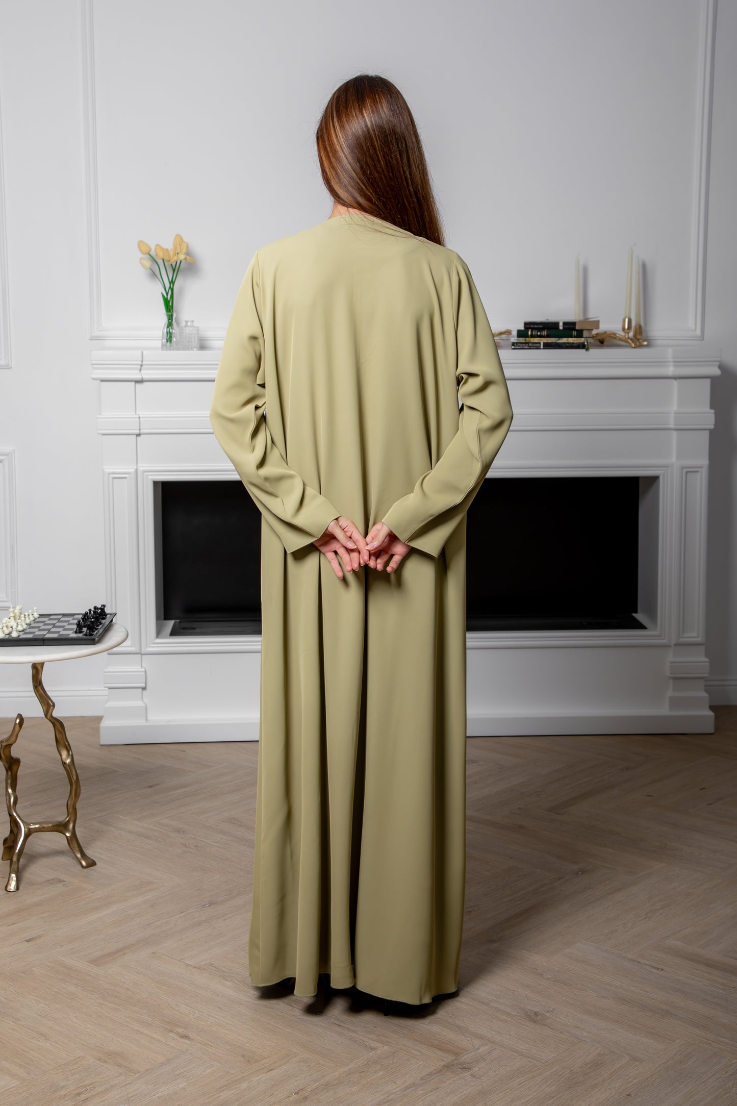 Soft Sage Abaya