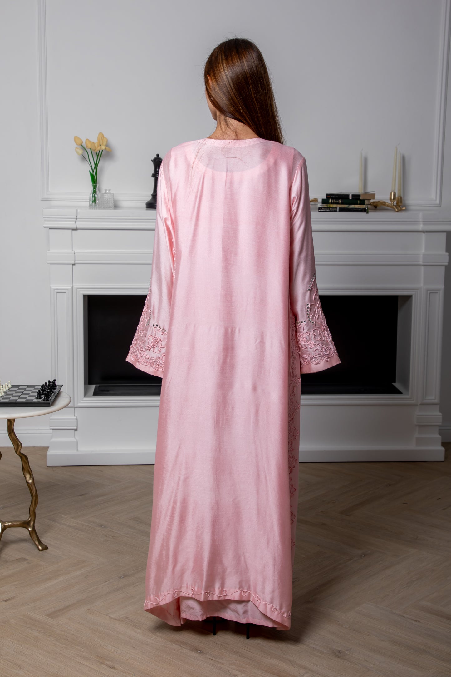 Blush Dew Abaya