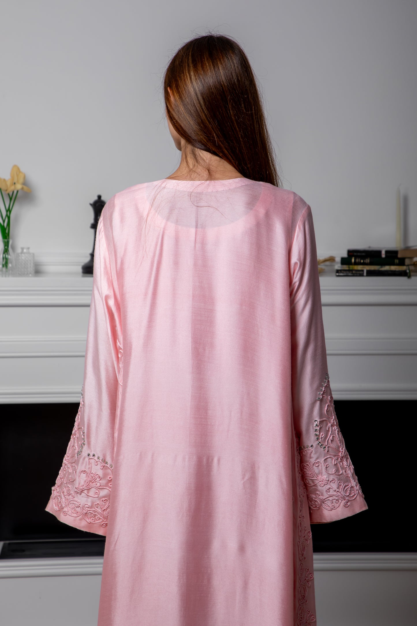 Blush Dew Abaya