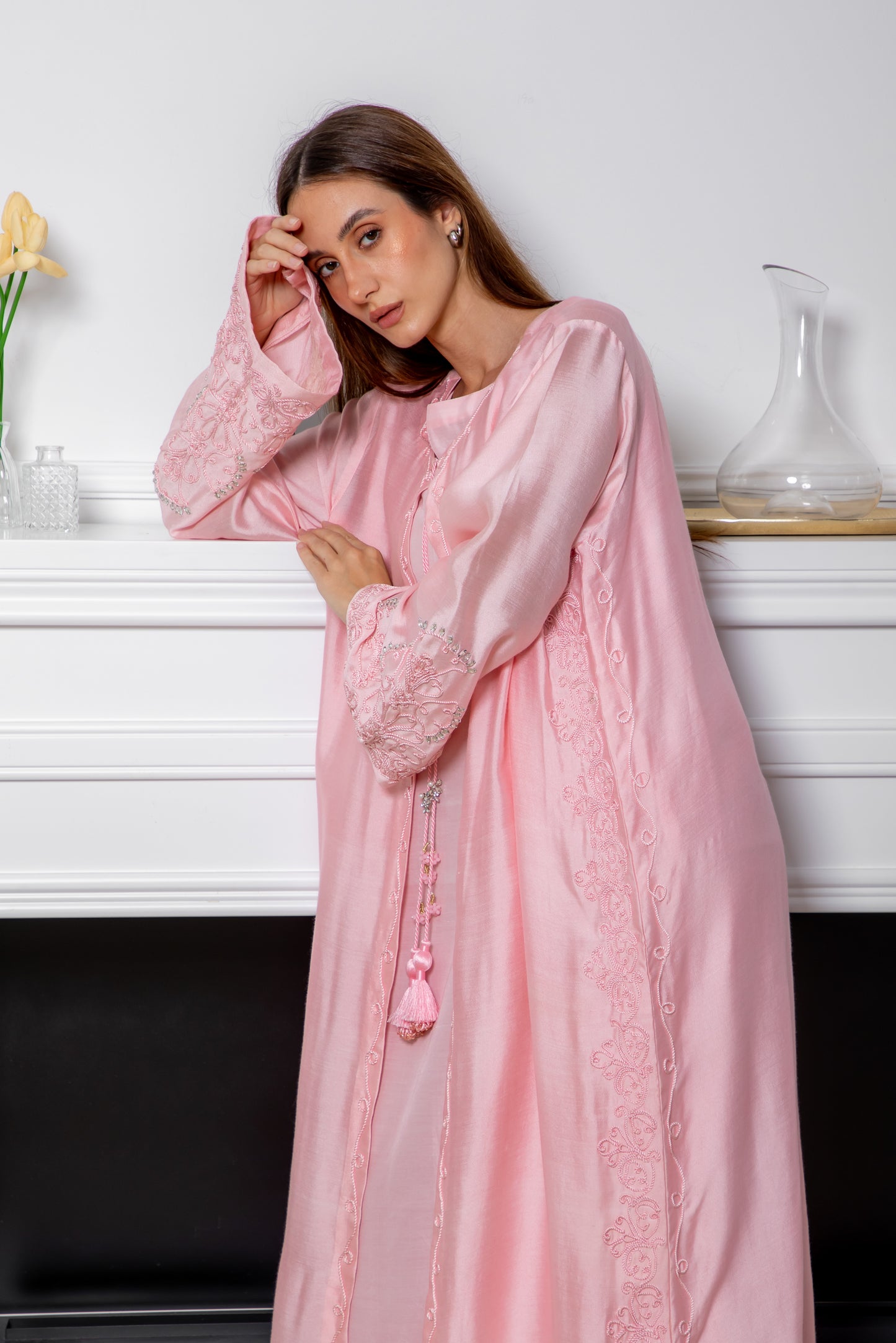 Blush Dew Abaya