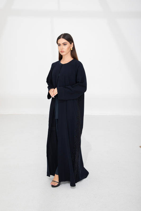 Black Beaded Abaya