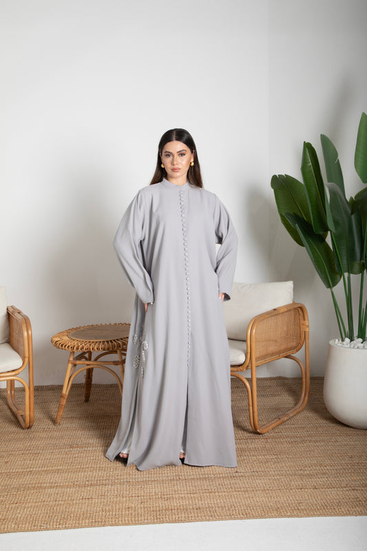 Classic Grey Abaya
