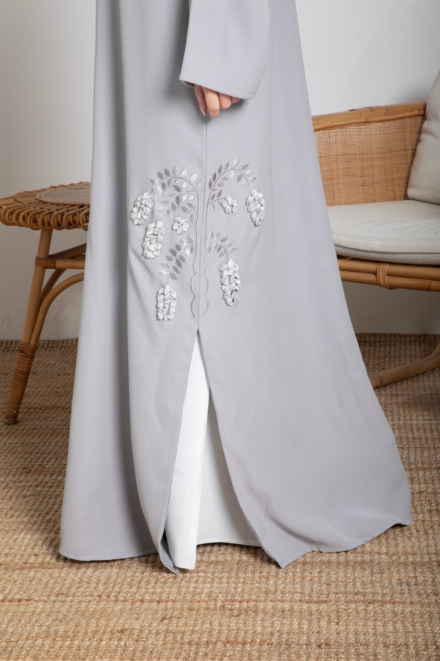 Classic Grey Abaya