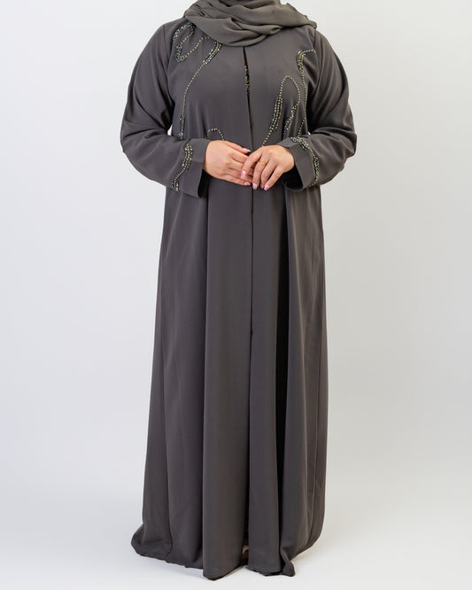 Abstract Beaded Abaya