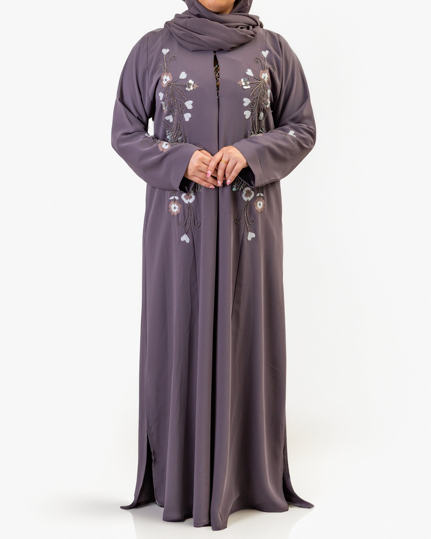 Twilight Bloom Abaya